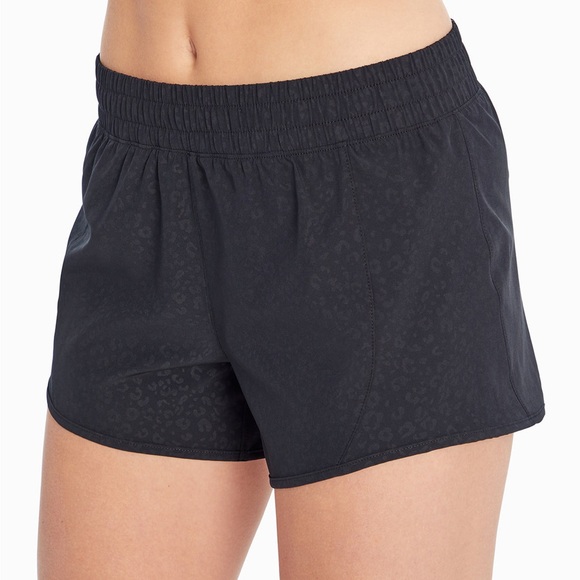 Marika Pants - Marika Black Leopard Print Shorts
